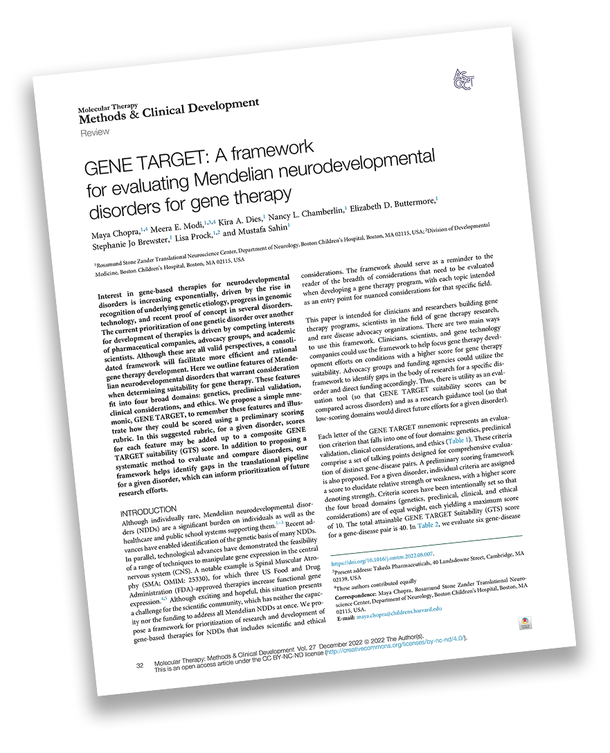 Gene Target Publication